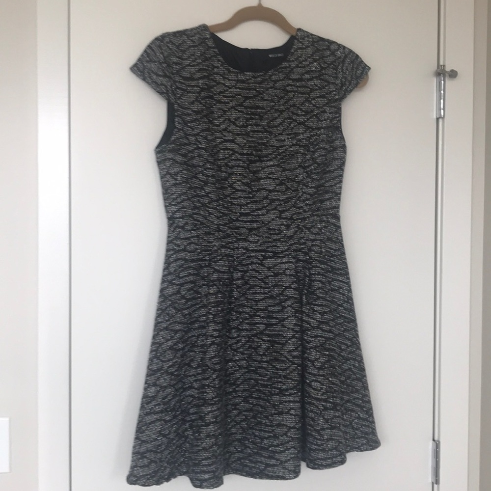Multicolor cocktail dress with sparkles